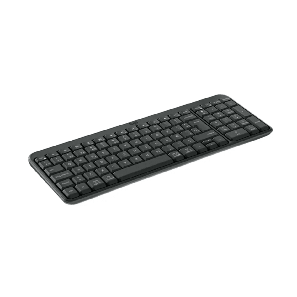 Teclado Logitech K250 compact bluetooth wireless, español, diseño compacto con seccion