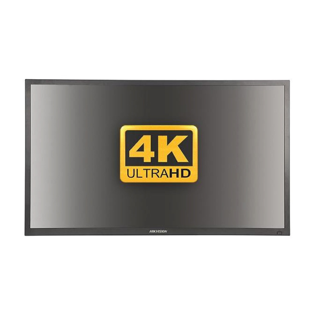 Monitor 55", LCD para videowall Hikvision, 4K, HDMI × 1, DVI × 1, VGA × 1, DP× 1, USB × 1