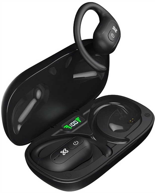 Audífono con microfono Klip Xtreme openbud com, bluetooth 5.3, (open ear design), hasta 20 horas