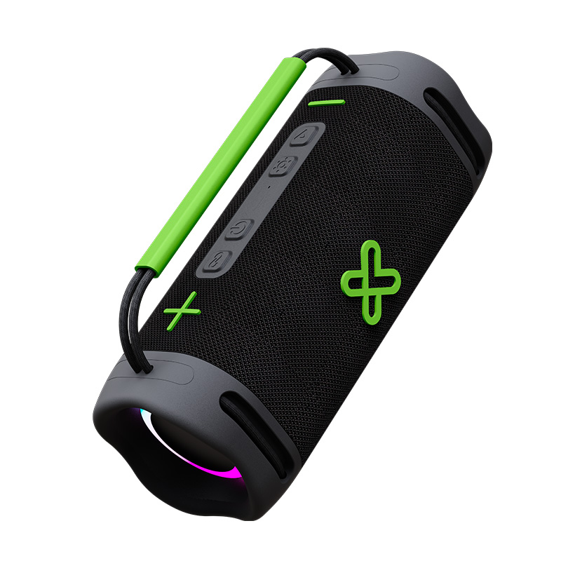 Bocina Klip Xtreme extreme waverider, TWS, 40 watts RMS, hasta 74 horas de reproduccion, luces LED