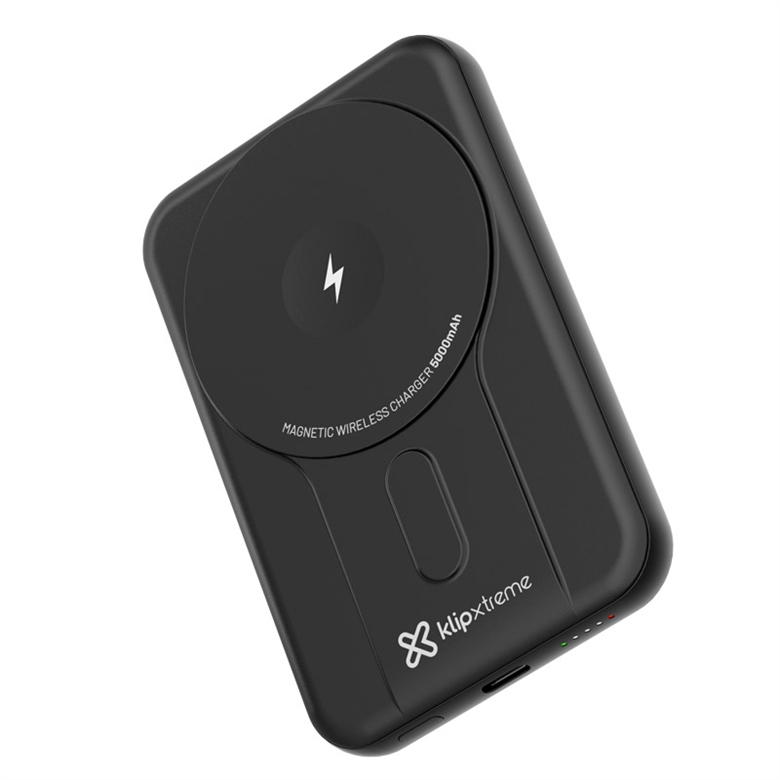 Cargador móvil (power bank) Klip Xtreme con carga inalámbrica y compatibilidad magsafe®