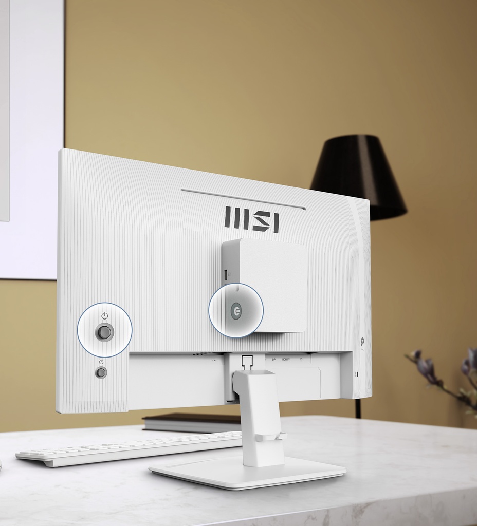 Monitor MSI, 24", pro MP243W E14, 1920 x 1080, FHD, 144HZ, ips, 1X HDMI 1.4B, 1X