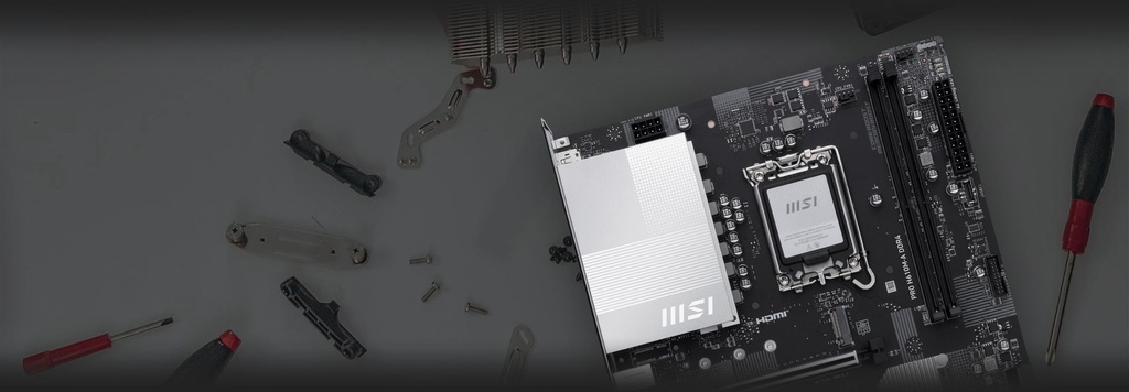 MB MSI pro H610M-a DDR4 lga 1700 Intel H610, 2 slot DDR4, atx, Intel