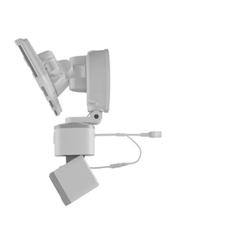Cámara de vigilancia Nexxt smart lentes duales (1 fijo + 1 PTZ) + 3 reflectores de luz LED