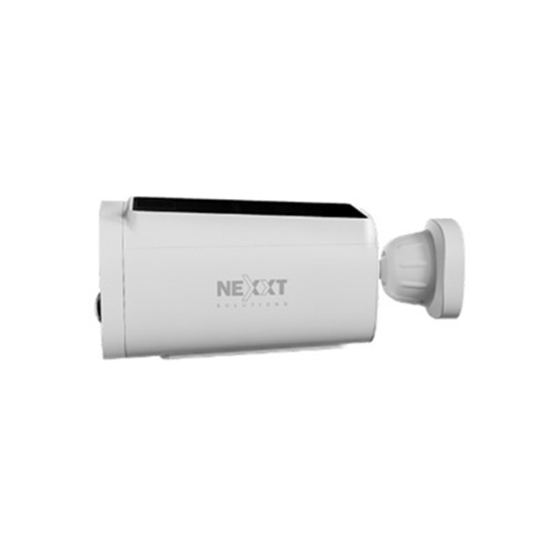 Cámara de vigilancia Nexxt smart (home automation), panel solar integrado 2K, fija, color