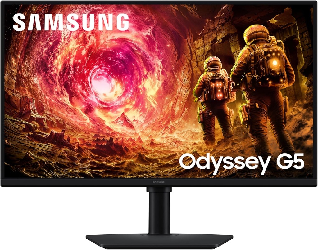 Monitor Samsung 27" odyssey G5, plano,qhd (2,560 x 1,440), 16:9, max 180HZ, 1MS(GTG), ips