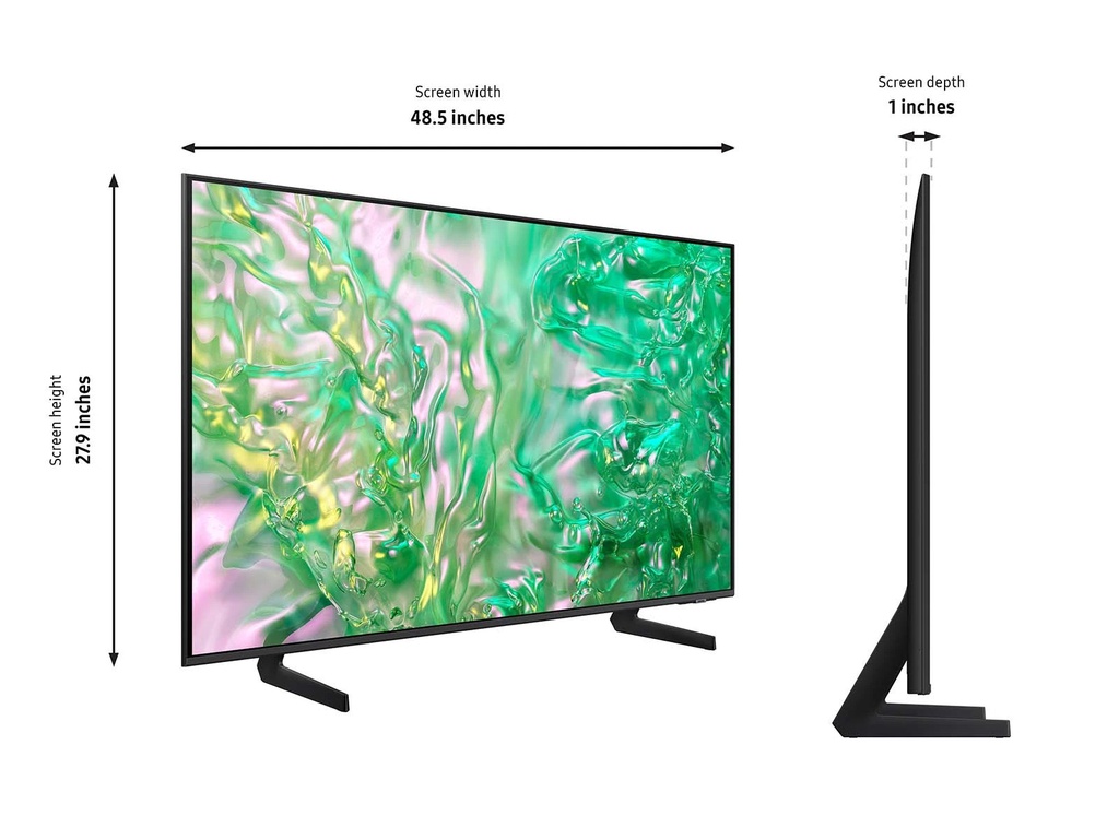 Televisor Samsung 55" crystal UHD 4K, hospitality, (3,840 x 2,160), 1 x RF antenna & 3 x
