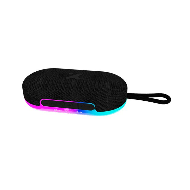 Bocina Xtech pearl bluetooth V5.4, con luz led, 5W, ranura micro SD, 8 hora de reproduccion