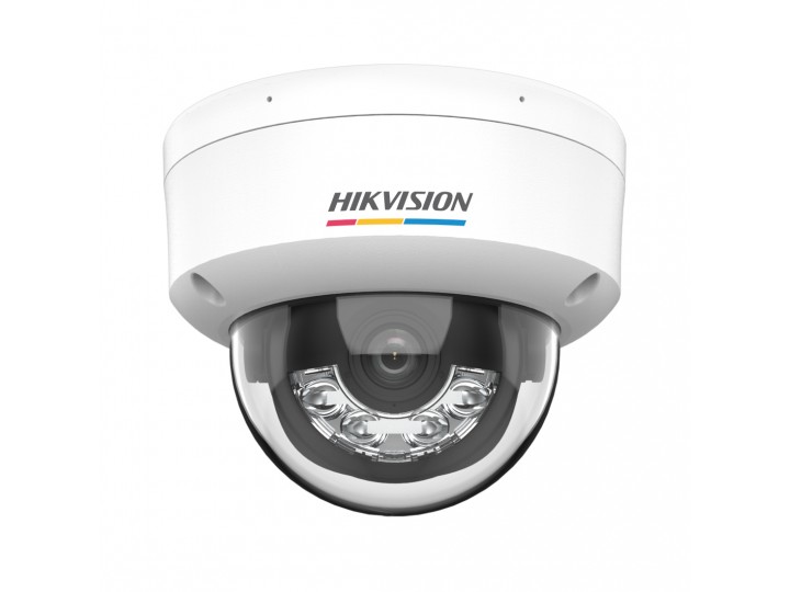 Cámara de vigilancia Hikvision colorvu 3.0, smart hybrid, ip, domo, 4MP, IP67, con