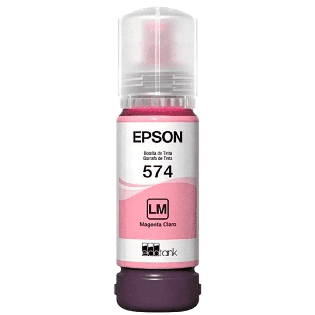 Botella de tinta Epson T574620-al, color light magenta, 70 ML, compatible con impresoras