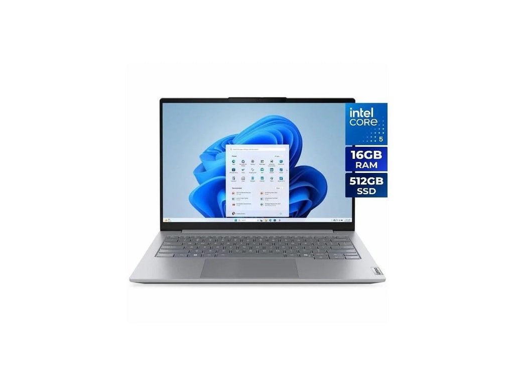 Laptop Lenovo thinkbook 14 G8 irl, 14" ips wuxga, Intel core 5 210H (8 núcleos), 16GB DDR5