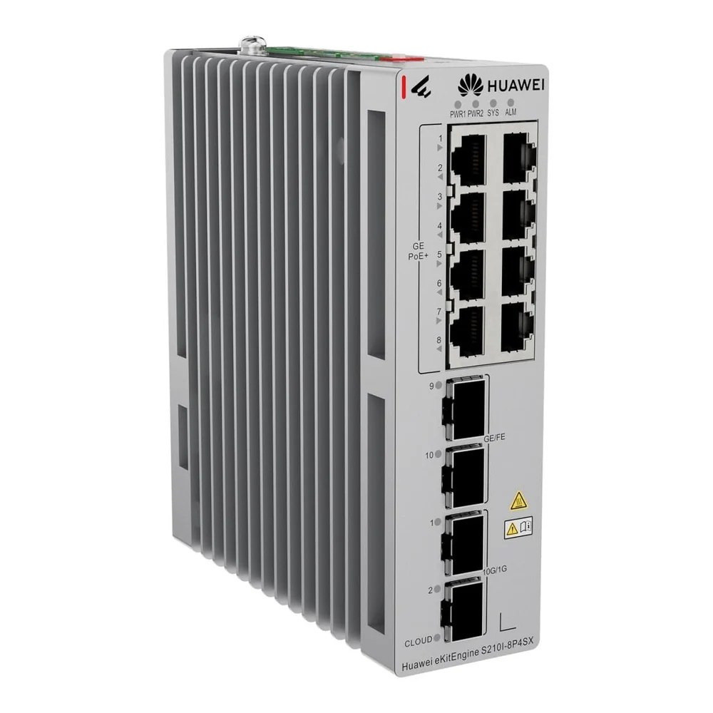 Switch industrial 8 puertos huawei S210I-8P4SX