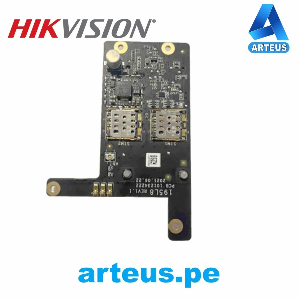 Tarjeta de comunicador 3G/4G Hikvision permite comunicacion del panel a hik-connect o
