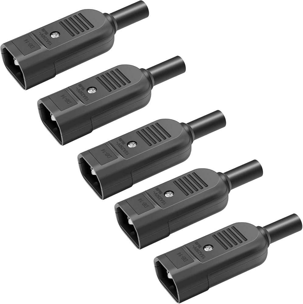 Conector AC macho jsadzkj iec C14 AC250V 10A IEC320