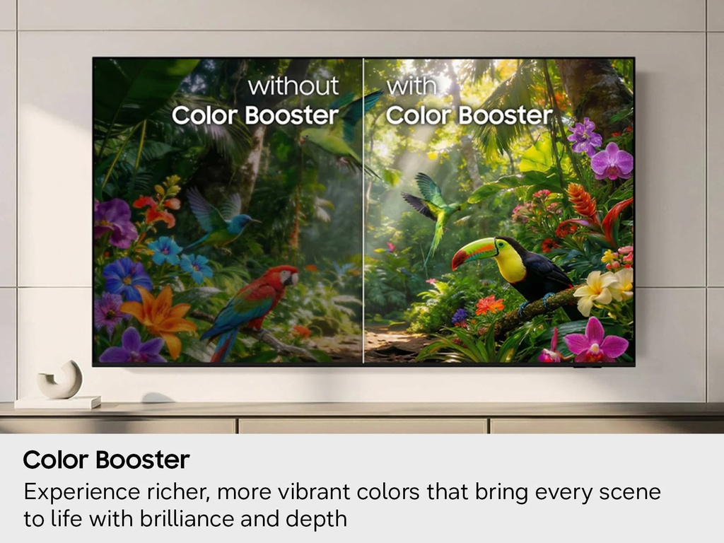 Televisor Samsung 50" crystal UHD 4K, procesador crystal 4K con upscaling, smart TV tizen™