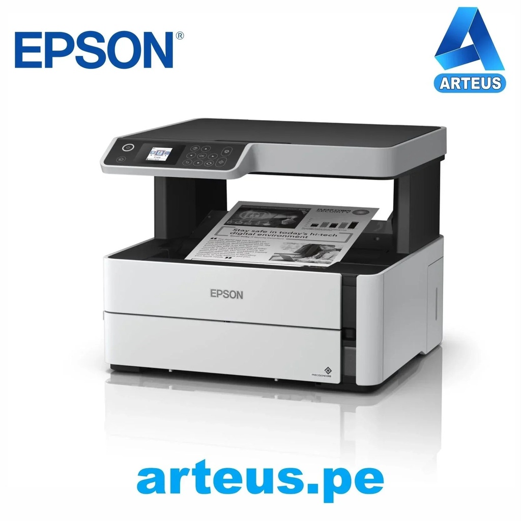 Impresora Epson ecotank M2170, dúplex, escaneo & copia , ethernet, imprime, inalámbrica