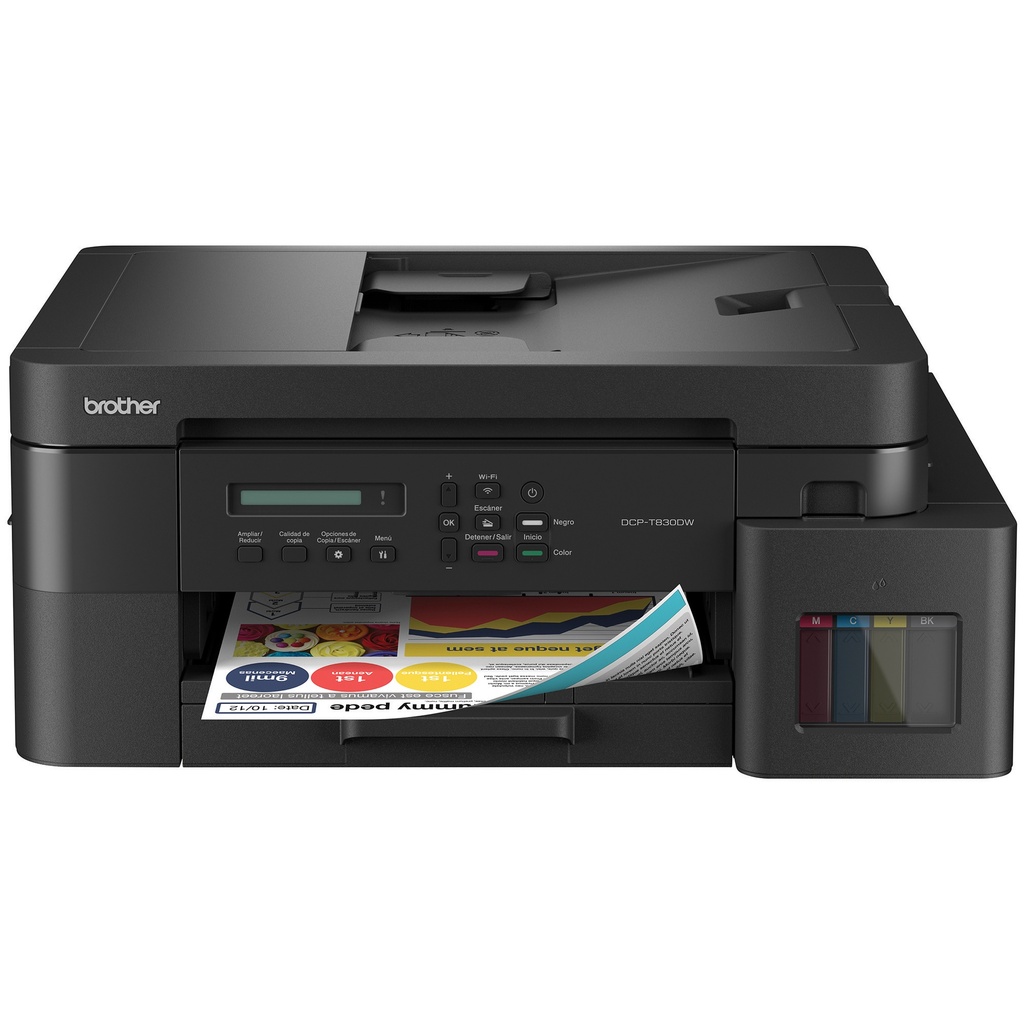 Impresora Brother DCPT830DW impresora de tinta continua a color inalámbrica con copia y