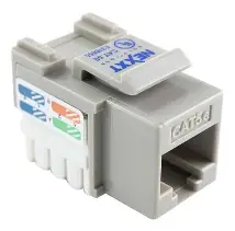 JACK MINI KEYSTONE NEXXT CAT5E GRIS TIPO 110