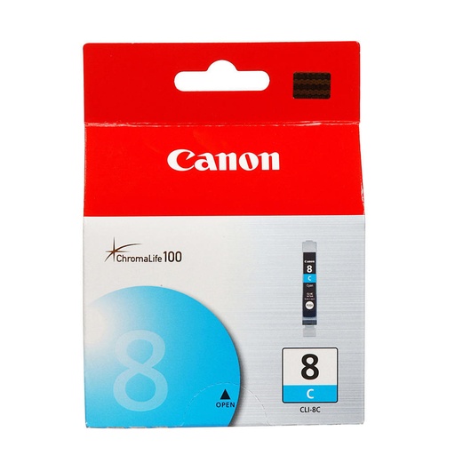 Cartucho Canon cli-8 cyan, compatible con pixma IP4200, IP5200, MP800