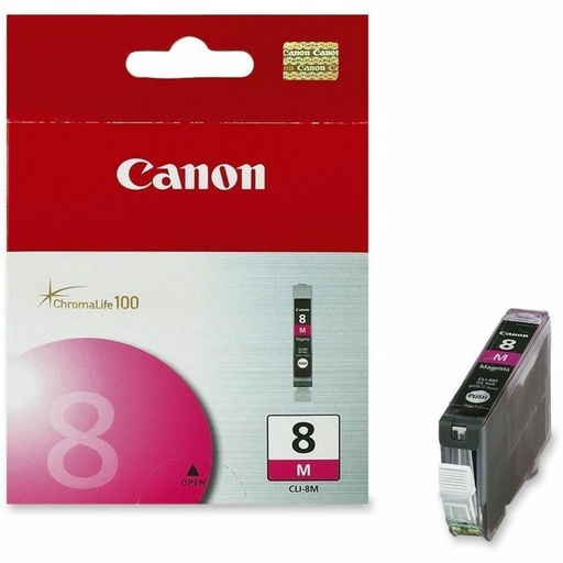 Cartucho Canon cli-8 magenta, compatible con pixma IP4200, IP5200, MP800