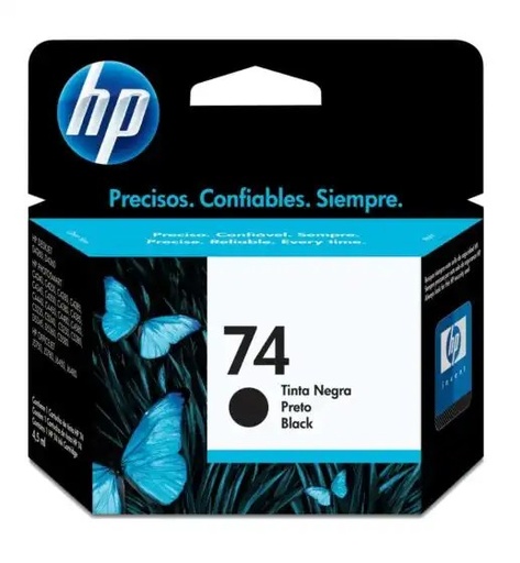 Cartucho HP 74 CB335W negro