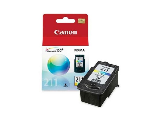 Cartucho Canon CL-211 color, compatible con pixma MP230, MP240, MP250, 480, IP2700