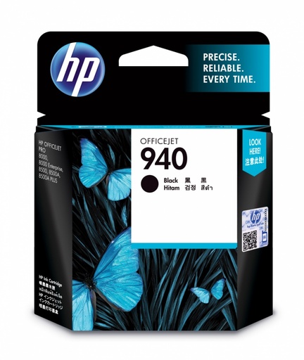 Cartucho HP 940 C4920AL negro 22ML