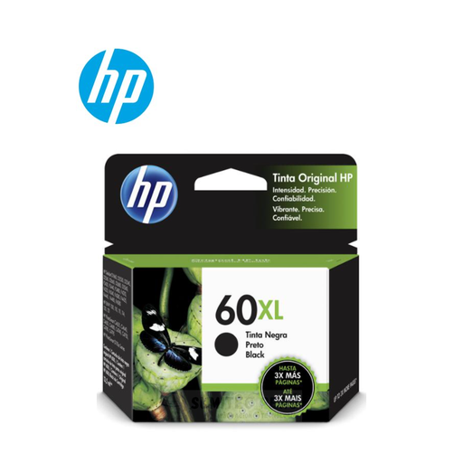 Cartucho HP 60XL CC641WL negro alto rendimiento 12ML