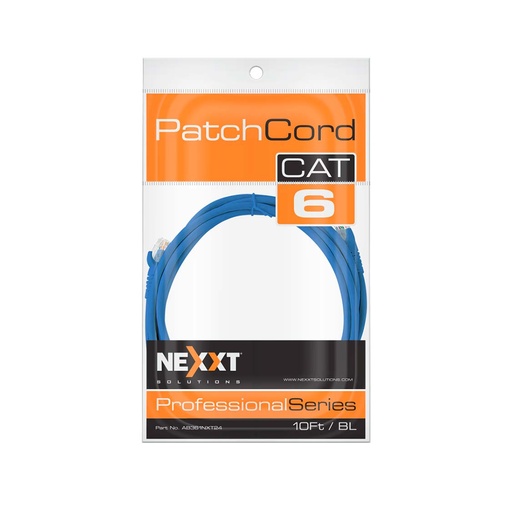 Patch cable Nexxt CAT6 10FT azul TRM-1 BDJ-18