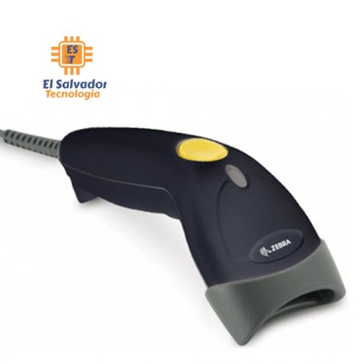 Scanner barcode zebra LS1203, evm/DCS, laser, 1D, interfaz: usb, RS-232, incluye base