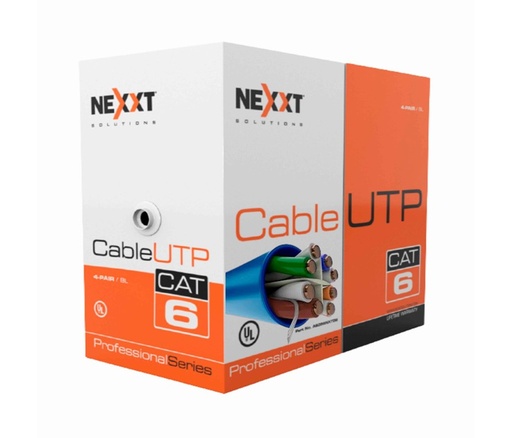 Cable UTP por pies Nexxt cat 6, /color gris