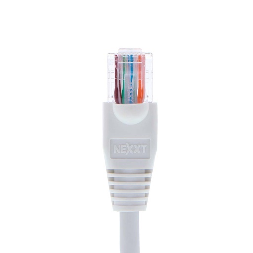 Patch cable Nexxt CAT5E 3FT gris/blanco (AB360NXT07)