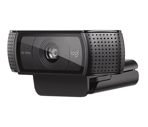 Cámara web Logitech HD pro C920, hasta 15 MP, 1080P/ 30FPS, vídeo calling and recording