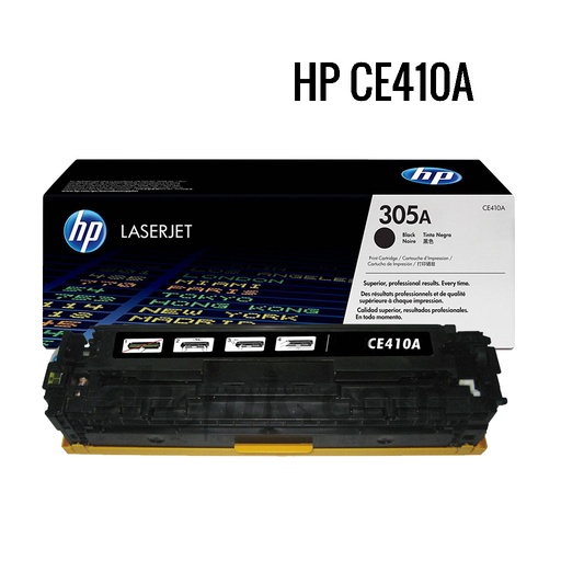 Tóner HP 305A CE410A negro 2,200 páginas