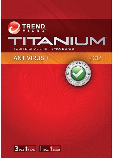 Trend micro antivirus titanium 2012 retail (1 PC) (12 meses) antivirus, antispyware