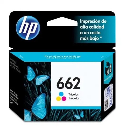 Cartucho HP 662 CZ104AL tricolor 2ML