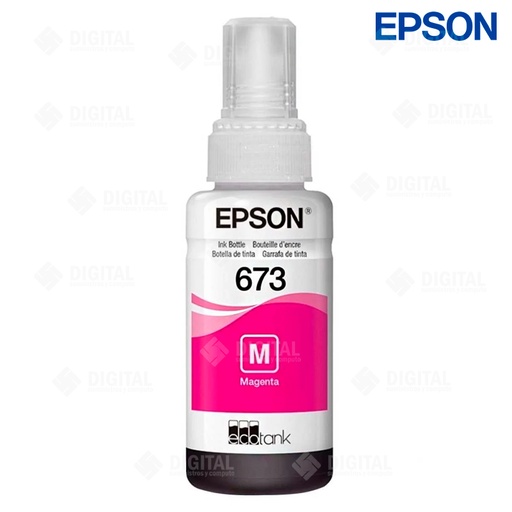 Botella de tinta Epson 673 magenta para impresora L805, L810, L850, L1800 tramo 3 jaula