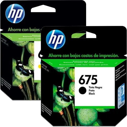 Cartucho HP 675 C690AL negro 11ML