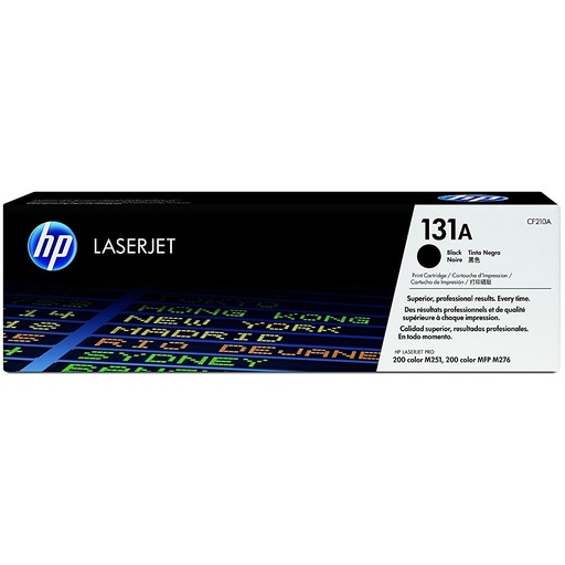 Tóner HP 131A CF210A negro 1,600 páginas