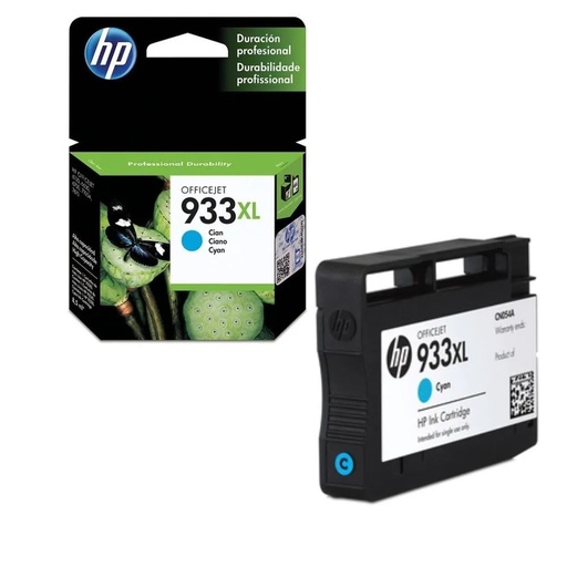 Cartucho HP 933XL CN054AL cyan alto rendimiento 8.5ML
