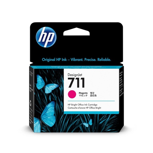 Cartucho HP 711 CZ131A magenta 29ML