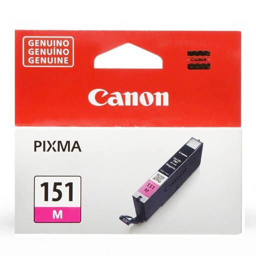 Cartucho Canon pixma cli-151 magenta, compatible con IP7210, MG5410, MG5510, MG6410, MX721