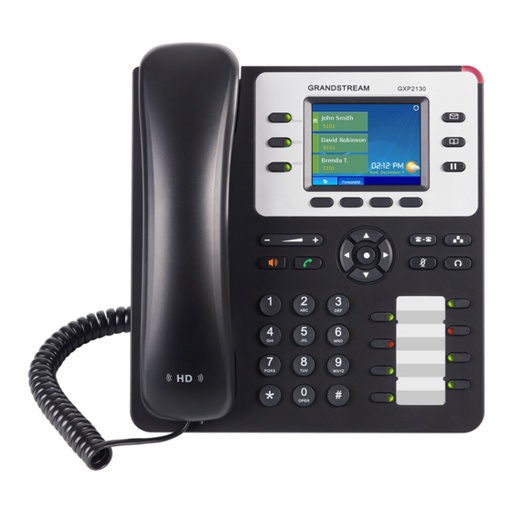 Teléfono IP grandstream GXP-1625, 2 line, 2 cuentas sip, audio HD, gigabit ethernet y POE
