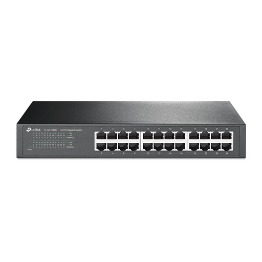 Switch 24 puertos TP-Link TL-SG1024D, no administrable/rack, 24 puertos gigabit ethernet