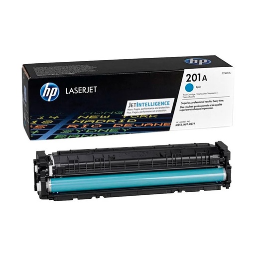 Tóner HP 201A CF401A cyan 1,400 páginas