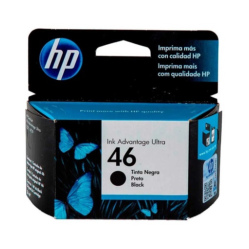Cartucho HP 46 CZ637AL negro 26ML