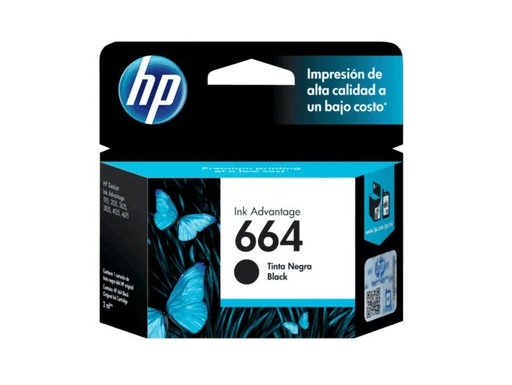 Cartucho HP 664 F6V29AL negro 2ML