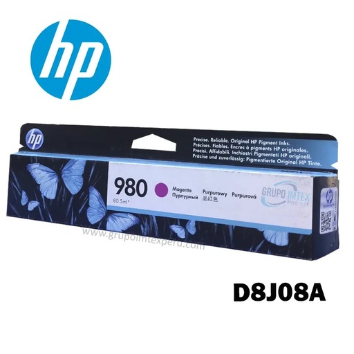 Cartucho HP 980 D8J08A magenta 80.5ML