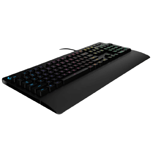 Teclado Logitech gaming G213, USB 2.0 LED backlight RGB personalizadas, ingles, multimedia