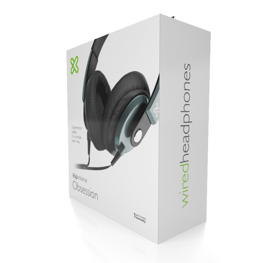Audífono con microfono klipxtreme- obsession stereo